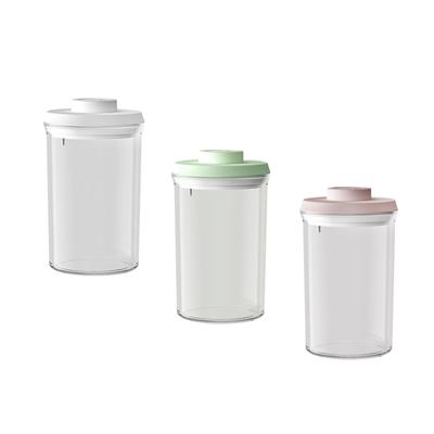 Food Storage Container Coffee Beans Nuts Reusable Spice Kimchi Container Cereal Canister Tea Canister Candy Push Sealing Jar