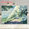 2D Flat Print Garden Pathway Backdrop Wedding Party Background Cloth