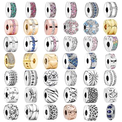 Mehrere Clip-Charms, Perlenanhänger für Europäisches Silberschmuck-DIY, Einzigartiges Armband, Geschenk, Handgefertigte Accessoires