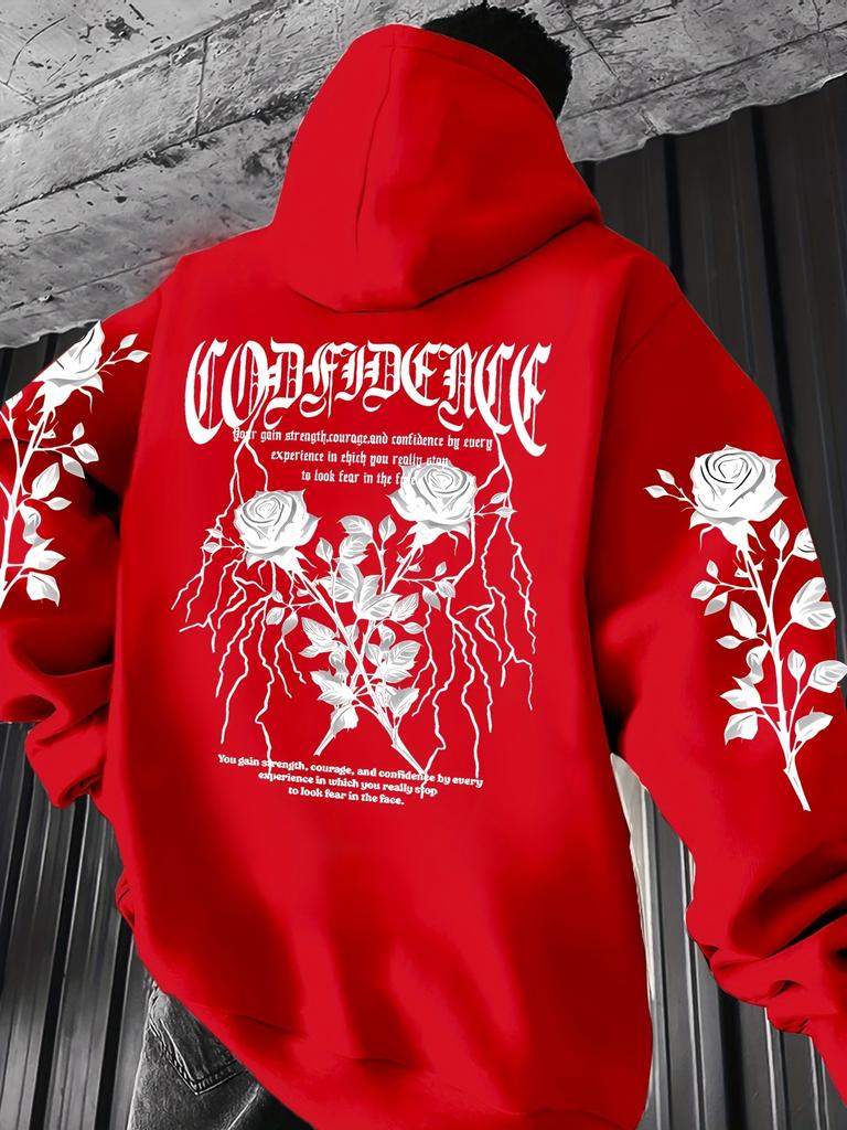 Hot Sales Mens Tracksuit Casual Sport Hooded Sweatshirt Trend Versatile Fashion Warm Tops Jogging Pullover High Street Clothing