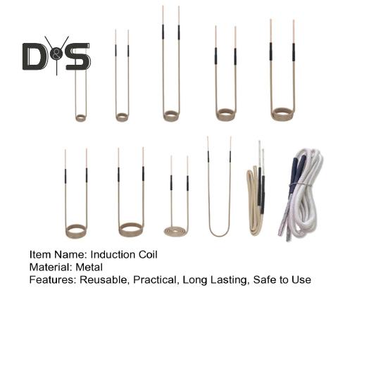 11Pcs Induction Heater Coil Kit High Durability Flexible Design Reusable Magnetic Induction Heater Coil Accessories