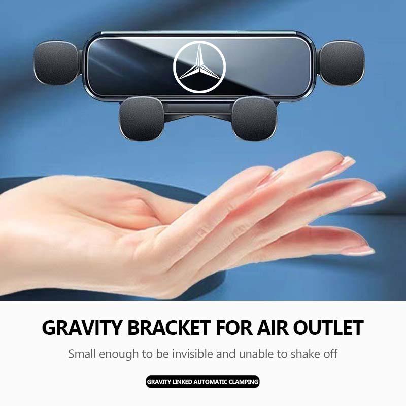 For Benz Gravity Car Cell Phone Holder Air Vent Mount GPS Phone Support Accessories AMG Exclusive W204 W222 W205 W203 W213 W124 PQ5