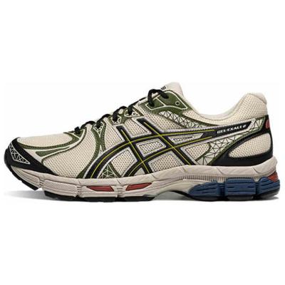 Gel Exalt 2 Low Top Casual Running Shoes Men's Beige Green Sneakers 1011B918-023