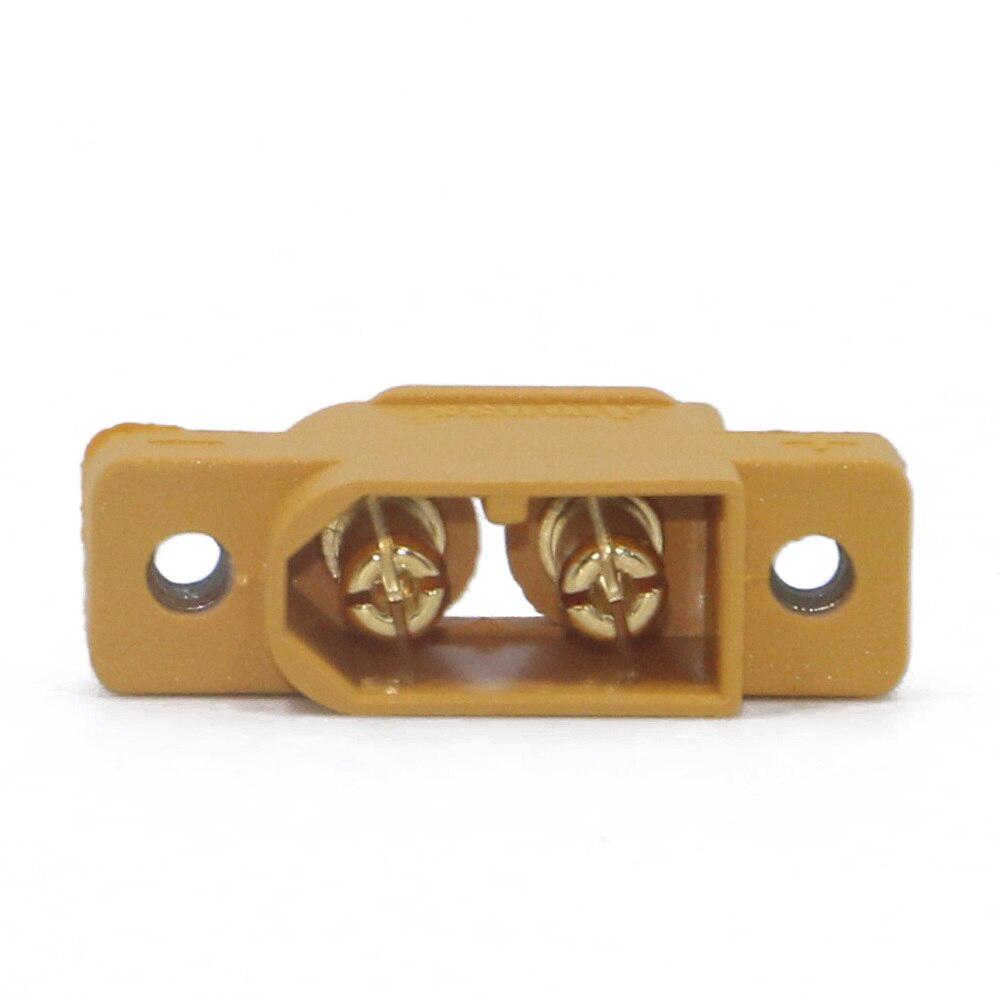 AMASS XT60E-M Mountable XT60 Male Plug Connector 4.23g For Racing Models Fixed Board DIY Spare Part
