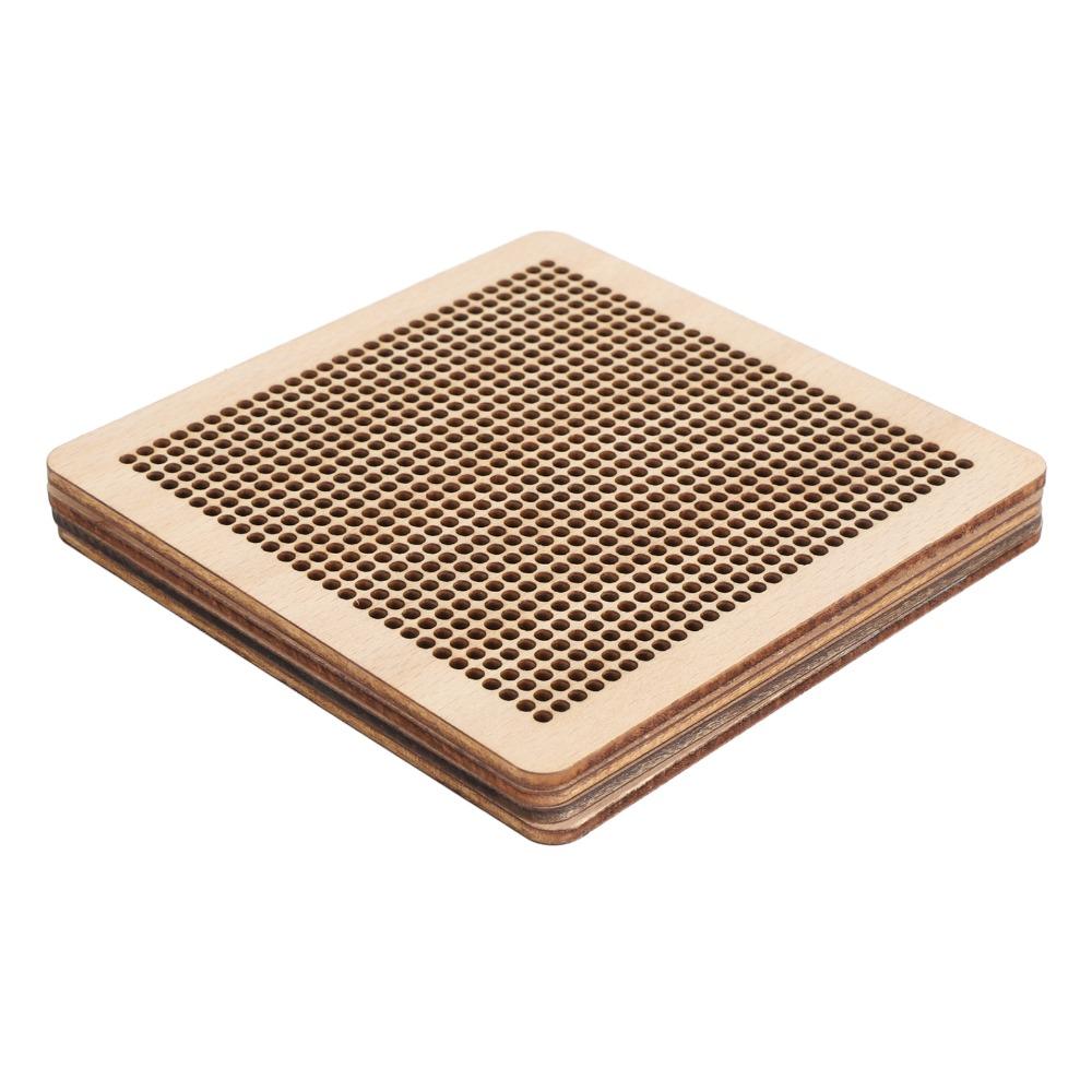 4pcs Hollow Design Needlepoint Board Set Wooden Embroidery Stitch Board For Crafters