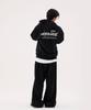 Urbanage Design Studio Logo Oversized Zip-Up Hoodie_Black