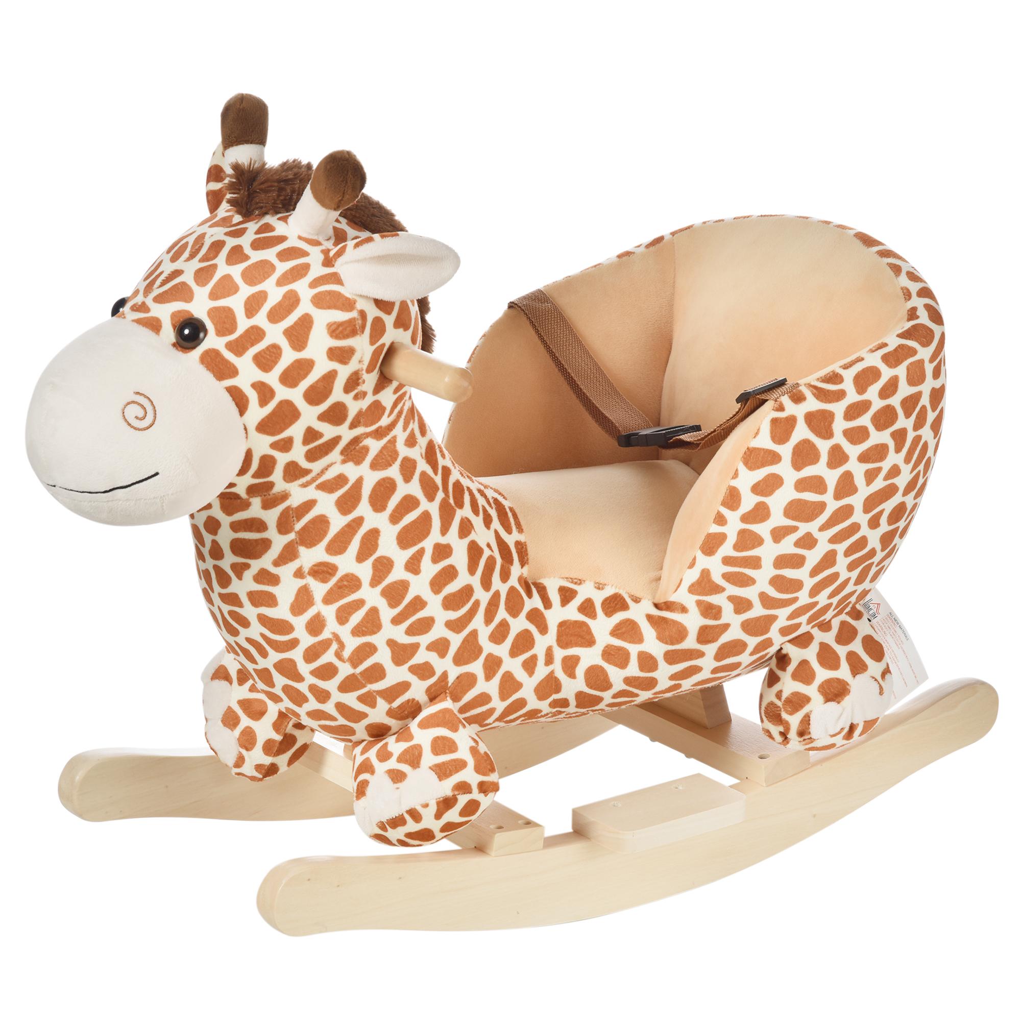 Baby Giraffe Rocking Horse Plush Toy