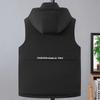 Plus Size S-8XL Winter Sleeveless Parkas Man Outerwears Waterproof Fashion Men's Warm Vest Hooded
