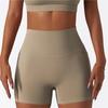 Women's Alo Yoga Fitness Shorts - Quick-Drying, Butt-Lifting, Three-Quarter Length for Running, Cycling, and Yoga.