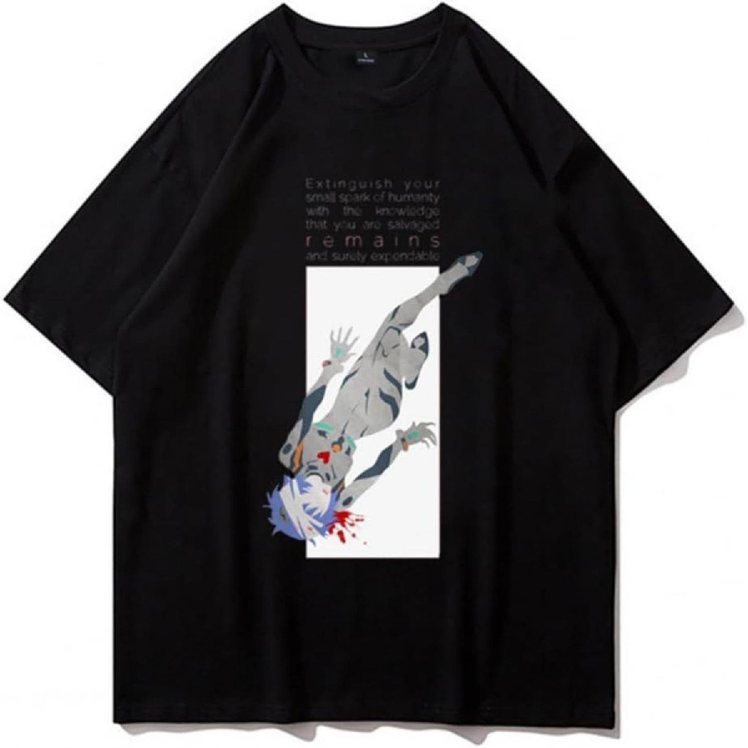 

FJHYEEBN Eva T-Shirt Neon Genesis Evangelion Anime Men s Women s Manga Character 3D Printed Short Sleeve Top Tee XXXXXL різнокольоровий