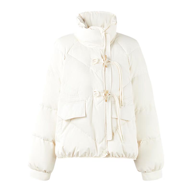 Qiu Shui Yi Ren Women's New Chinese Style Toggle Down Jacket