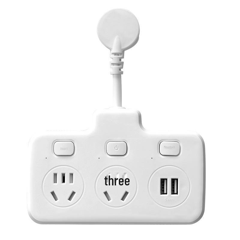 Smarte USB-Steckdosenleiste mit Schalter & Multifunktionserweiterung