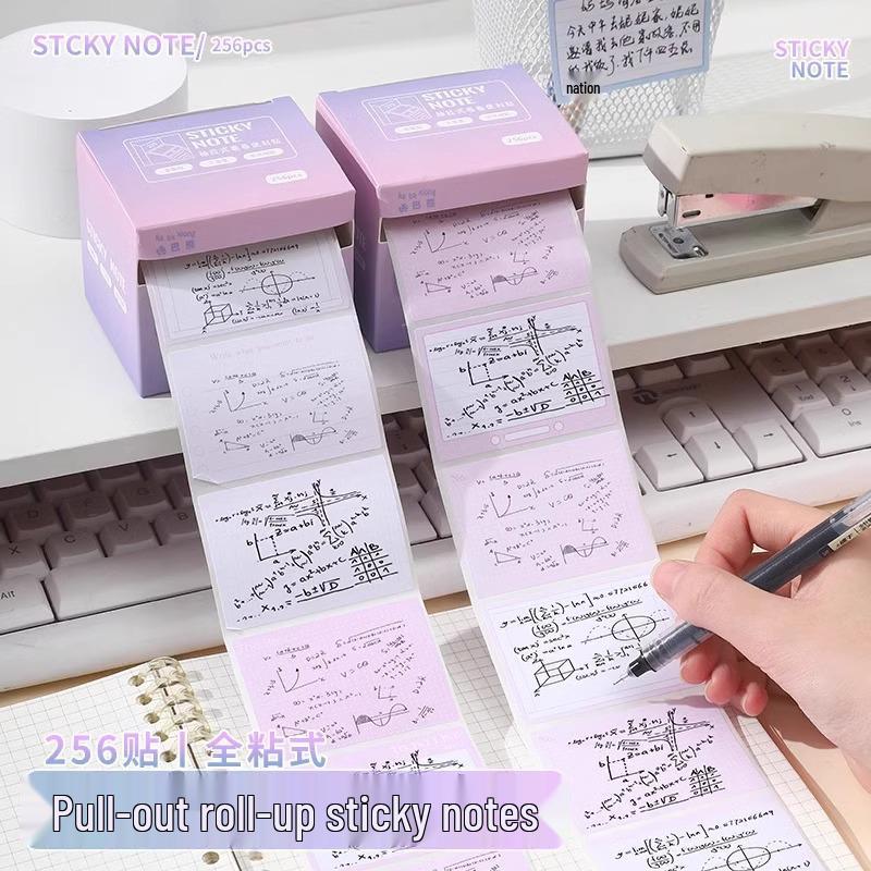 Self-Adhesive Tearable Sticky Notes for Students: Ideal for Junior To Senior High, Primary Use, Perfect for Error Notes.
