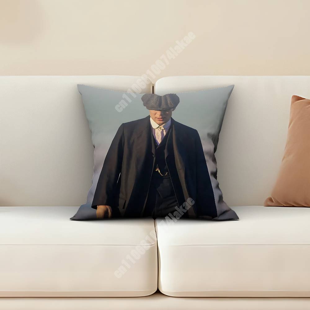 TThomas SShelby Sofa Couch Pillow Cover Cigarette Whiskey Cozy Lounge Modern Living Room TTommy SShelby Seating Decoration