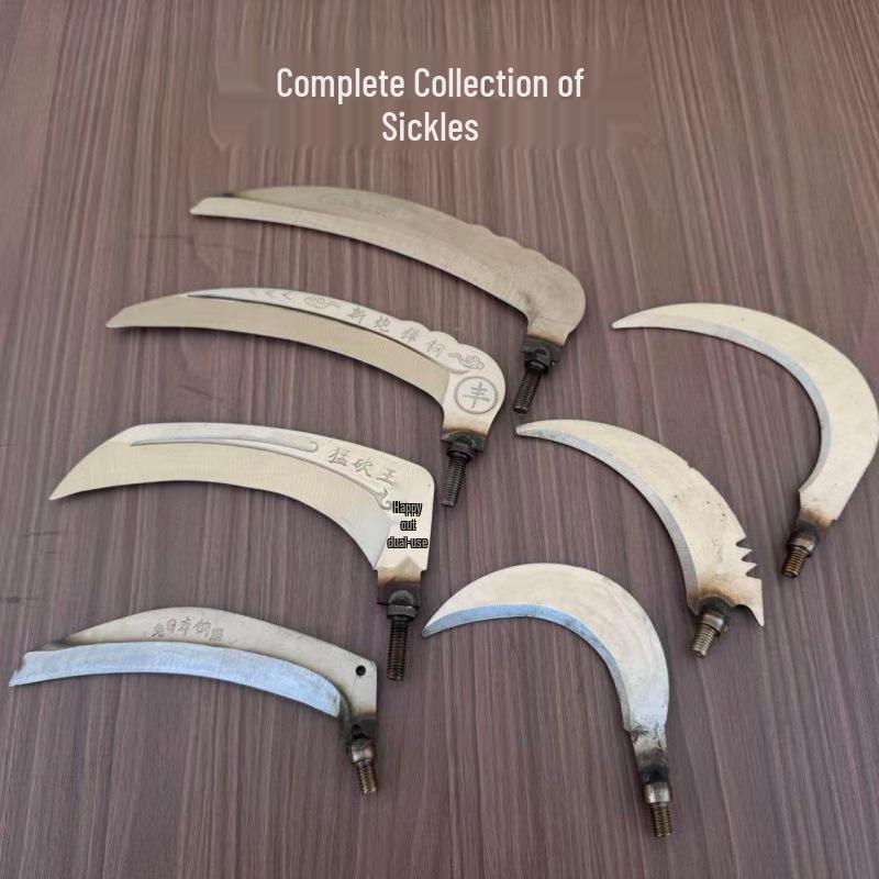 Telescopic Weeding & Fishing Sickle with Betel Nut Head Attachment