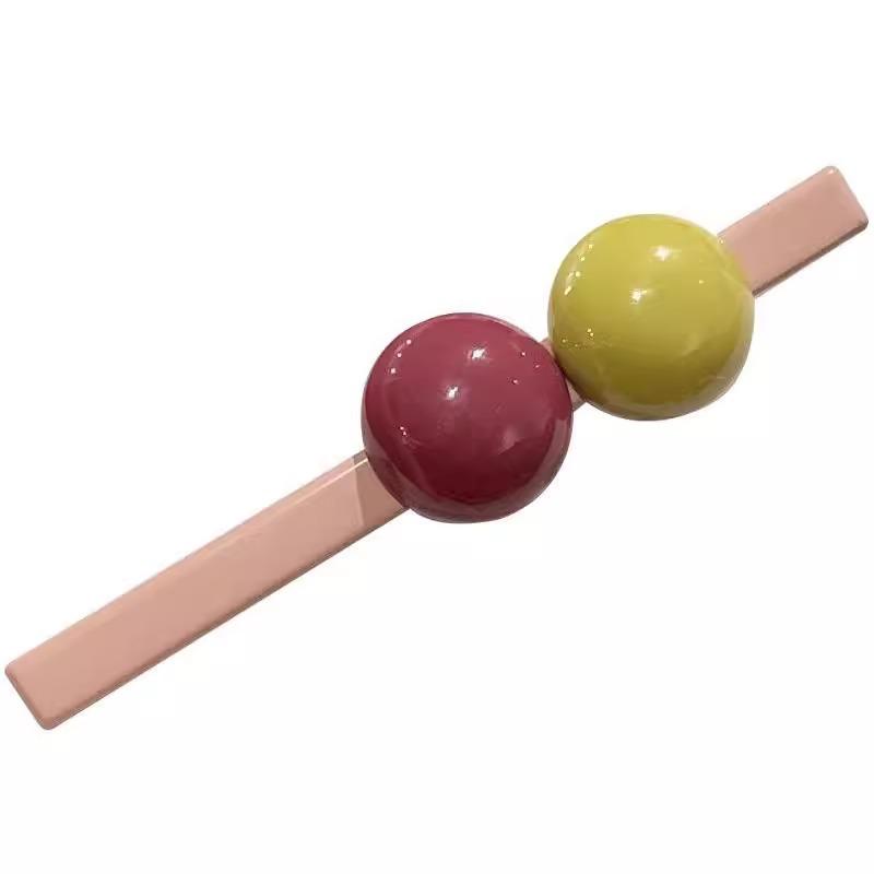 Korean Candy Color Women's Hair Clip - Stylish Bangs & Side Hairpin