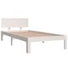 Solid Wood Bed White Pine 90x200 Cm
