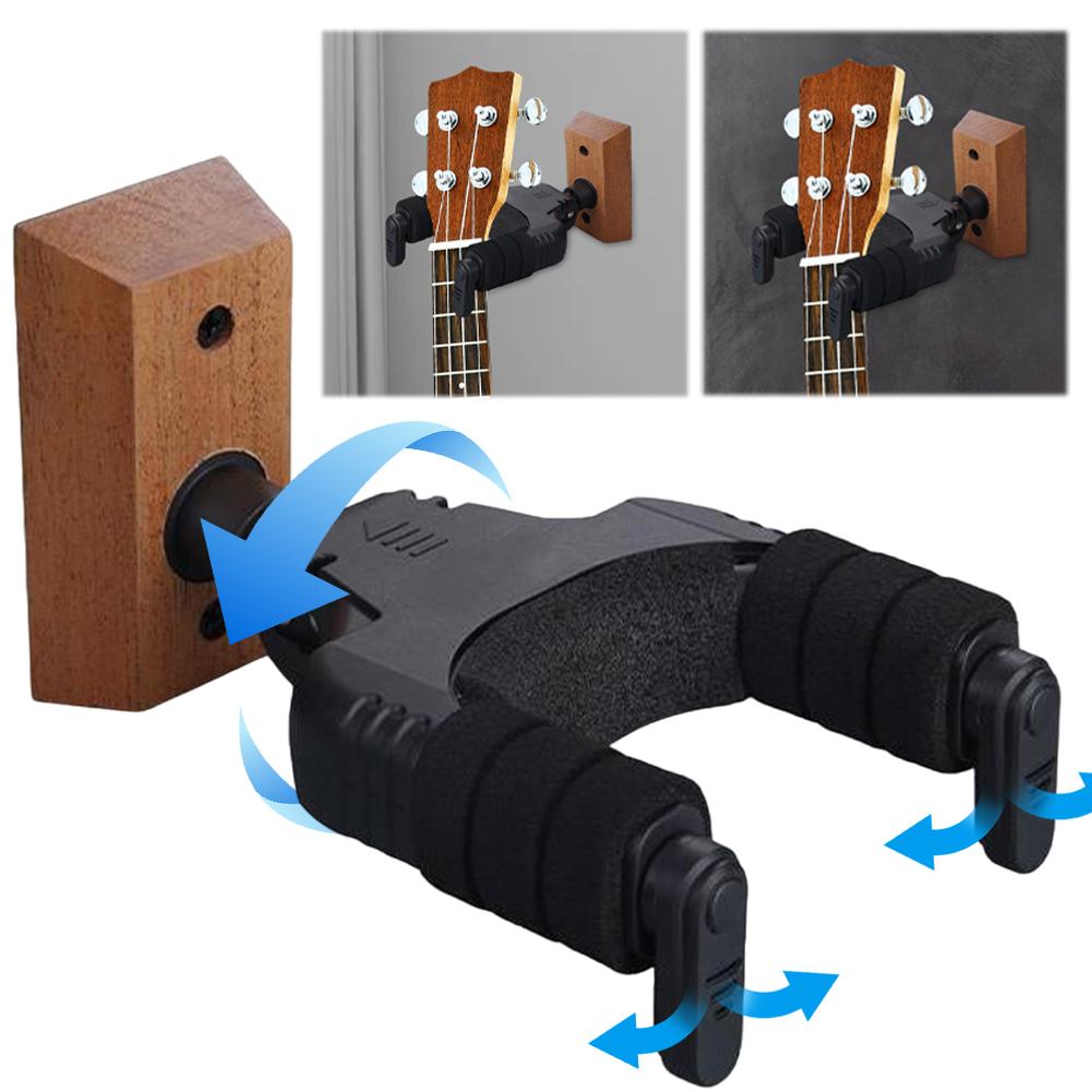 Gitarrenhalter Haken U-förmig Gitarren-Wandhaken Haken Universeller Kunststoff-Gitarrenhänger für Akustik-E-Gitarre Klassik Bass