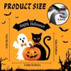 Halloween Dekoration Holz Halloween Türkranz für Haustür Schilder Katzen Kürbis Hängende Schilder für Heim Wanddekorationen