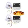 31BC Energy Saving Double Color Trailers Truck Side Marker Lights With Sturdy ABS Housing And Universal Mounting Brackets