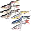 Set of Multi-section Luya Bait 8-section Fish Freshwater Sea Fishing Bait Hard Bait Luya Bait Is Sold Far Away 13.5cm