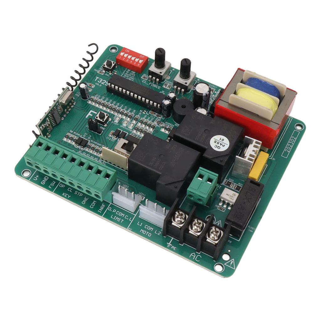 Sliding Gate Motor Control Board LED Indication Electric Door Motor Circuit Board with Remote Control