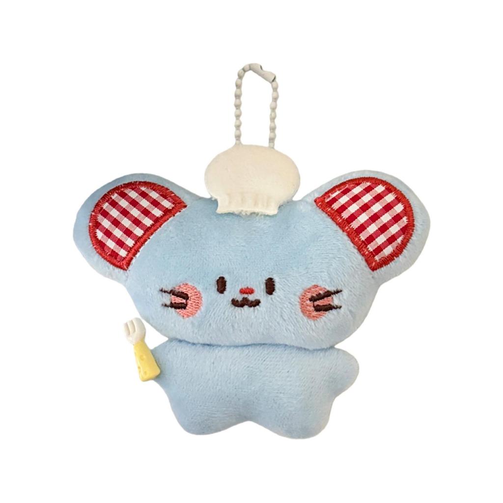 Tengyi Cute Little Mouse Plush Keychain Doll for Backpacks