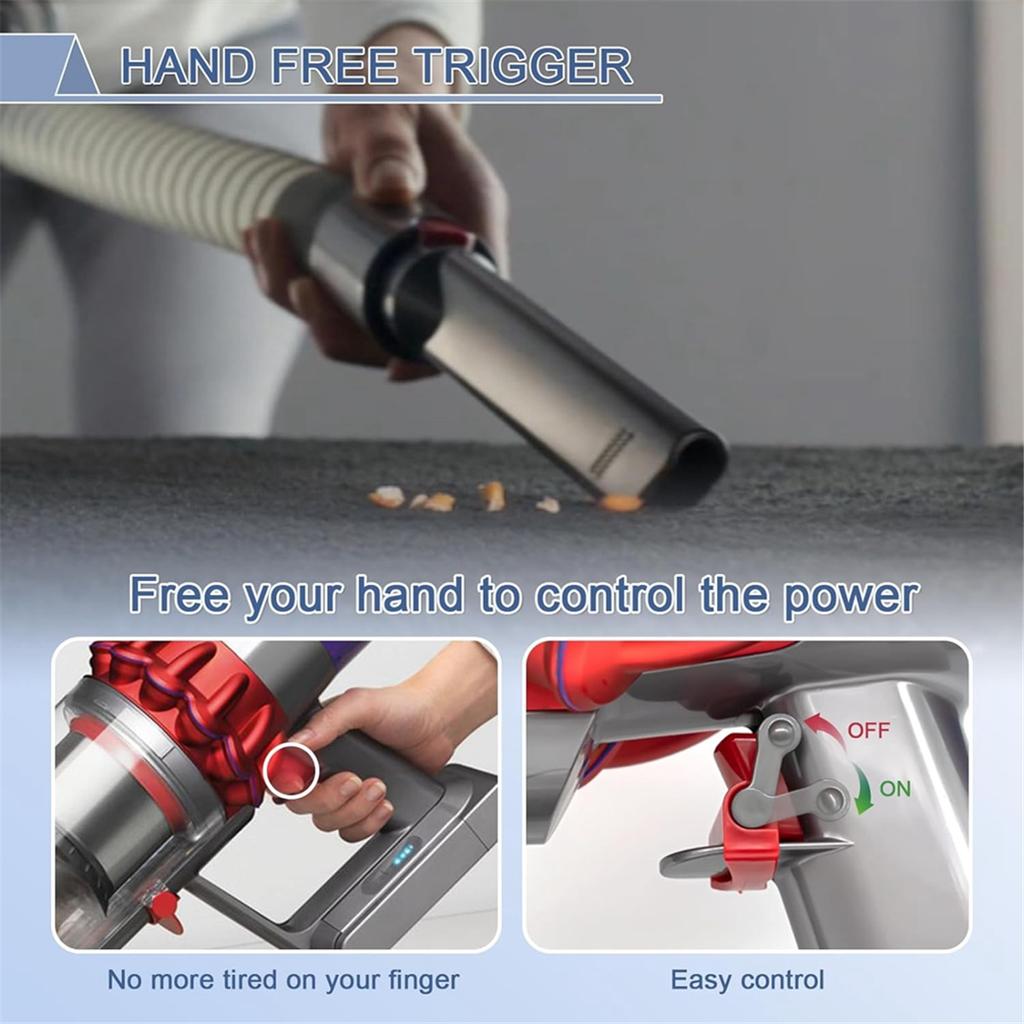 Kit bocchetta per fessure + tubo flessibile di prolunga per aspirapolvere senza fili Dyson V15 V12 V8 V11 V10 V7 Absolute Detect