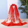 Summer Chiffon Scarves Women's Long Printed Scarves Versatile Decorative Thin Sun Protection Headscarves