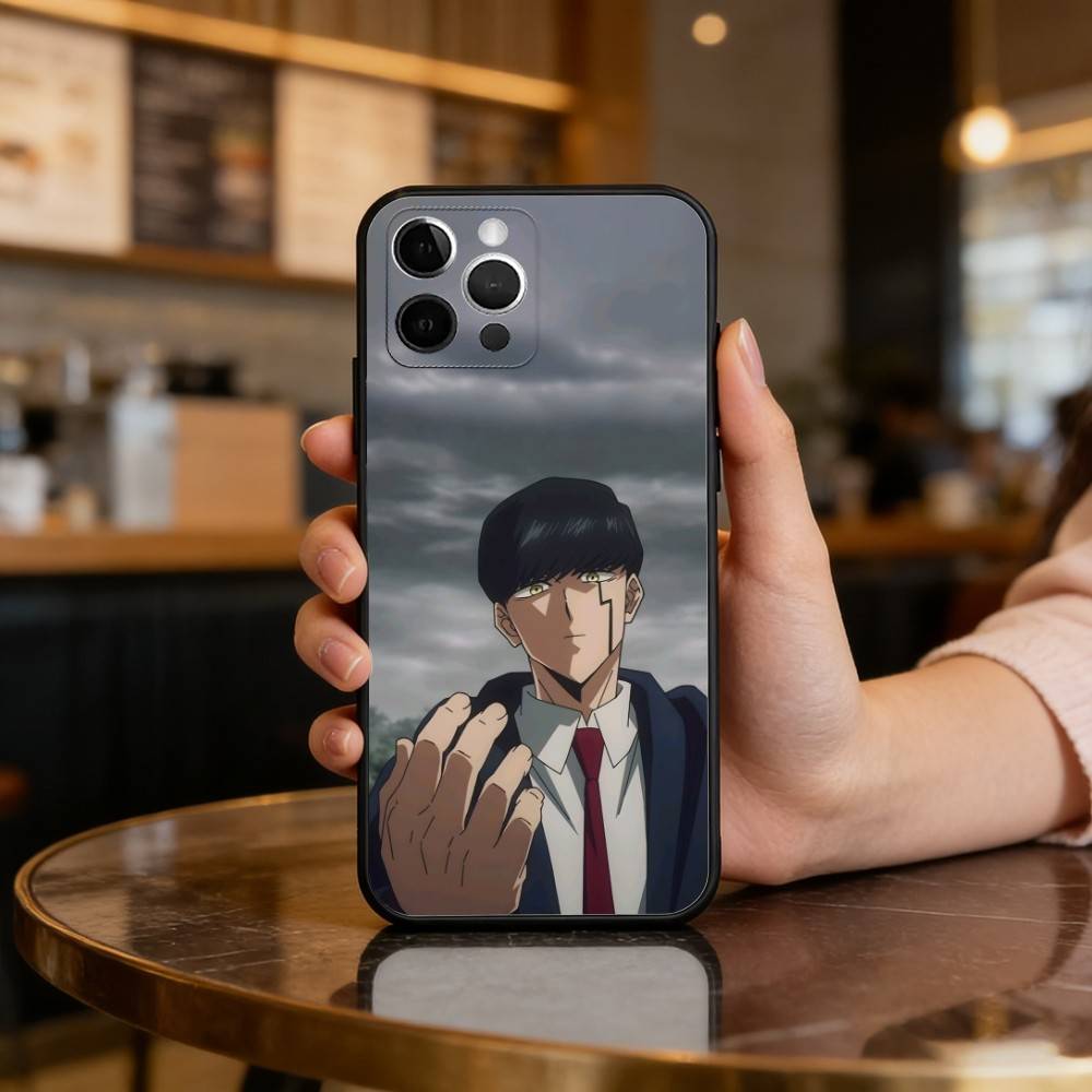 

Mashle Magic And Muscles Soft Silicone Black Cover,Phone Case For iPhone 17,16,15,14,13,12,11 Plus,Pro Max,XS iPhone15plus