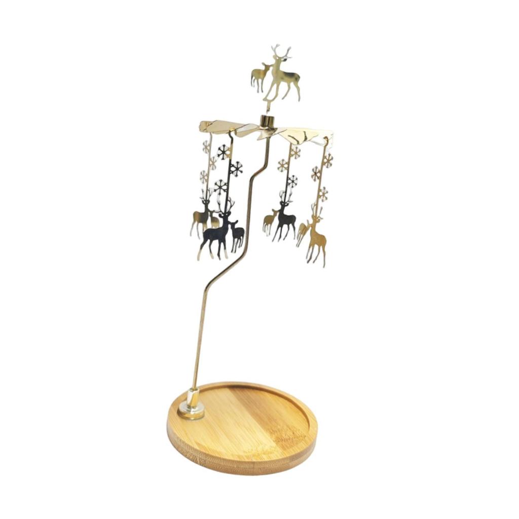 Rotační svícen Fotografie Domácí dekorace Ornament Čajová svíčka Svícník do obývacího pokoje Krb Domov Svatba Stolní