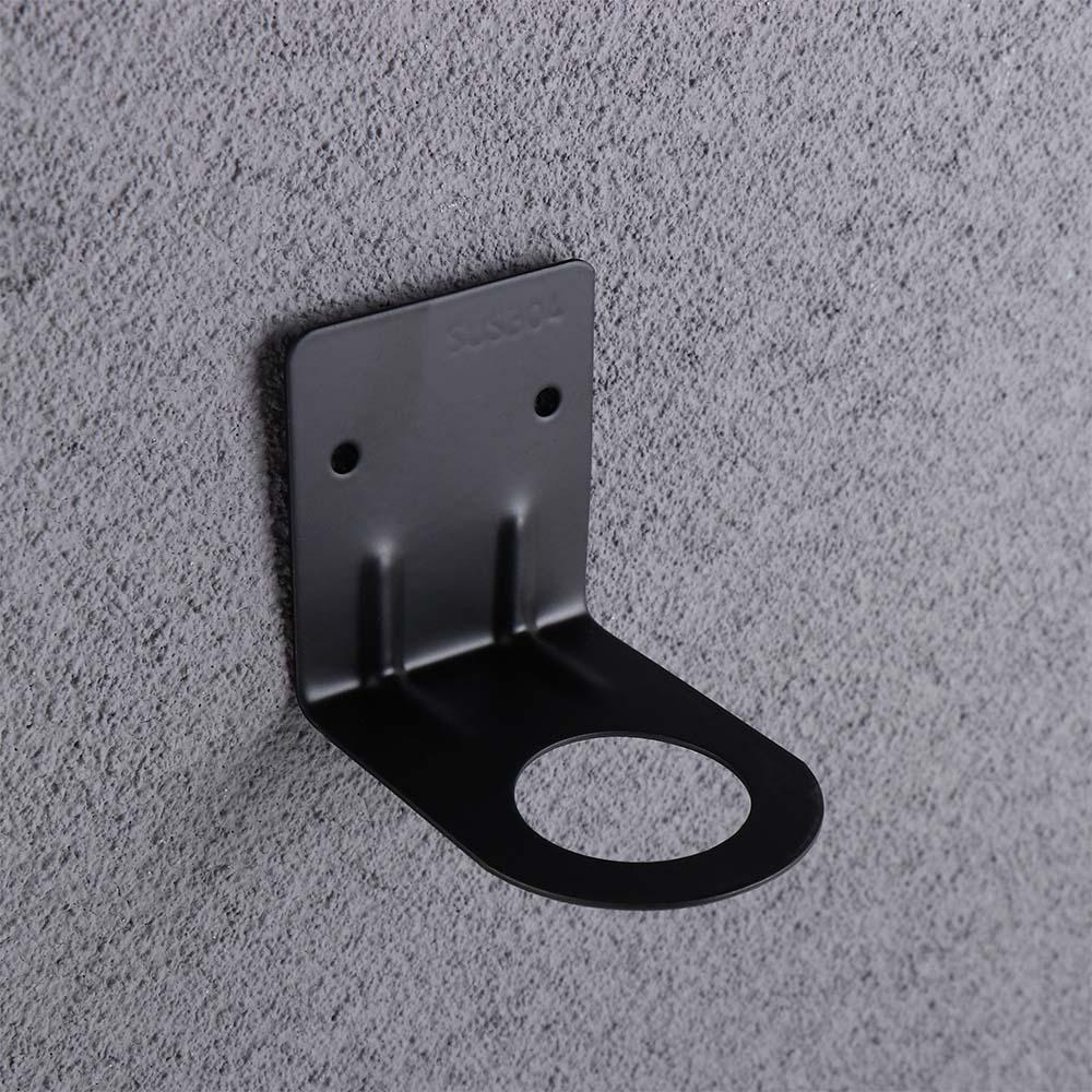 Steel Thicken Wall Mounted Bathroom Shelves Shampoo Organizer Shower Rack Matel Hook Bottle Holder