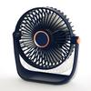 6 Inch USB Charging Desk Fan Quiet Three Blades Portable Table Fan with Night Light