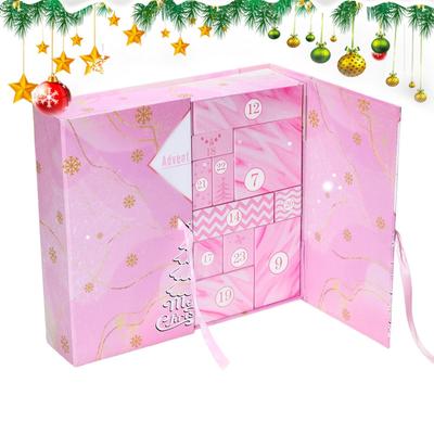 NEW DIY Christmas Advent Calendar Boxes 2025 Empty Box To Fill 24-Day Christmas Countdown Calendar Christmas Gift Box