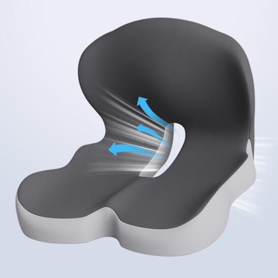 Memory Foam Seat Cushion with Back Support, L Shaped Car Office Chair Pad, Integrated Lumbar And Seat Cushion for Driving Desk
