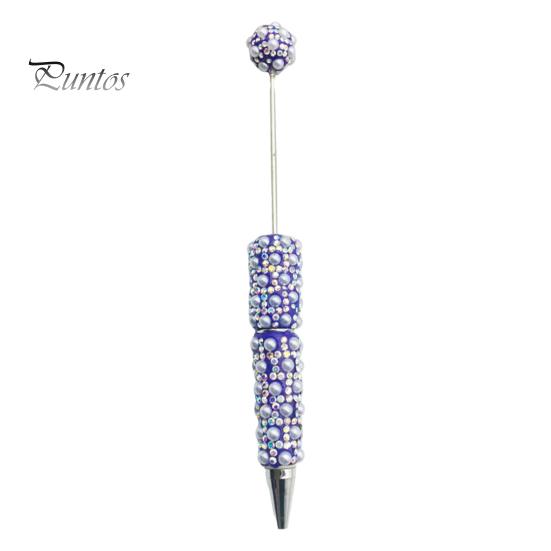 Dekorativer Büro-Stift DIY Perlenstift, Strass-Kunstperlen-Kugelschreiber, Schicker Glitzer, Personalisierte Geschenkidee zum Basteln, Schreibwaren für Schüler, Schreibwerkzeuge