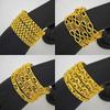 Rabatt Goldenes Armreif Statement Groß Breit Goldener Armreif Afrikanisch Trendig Rostfrei Kostüm Armband Schmuck
