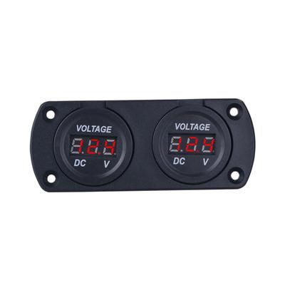 Car Truck Boat Voltage Meter DC 6-30V Digital Display Voltmeter Volt Gauge Measuring Device Tool Automotive Automobile