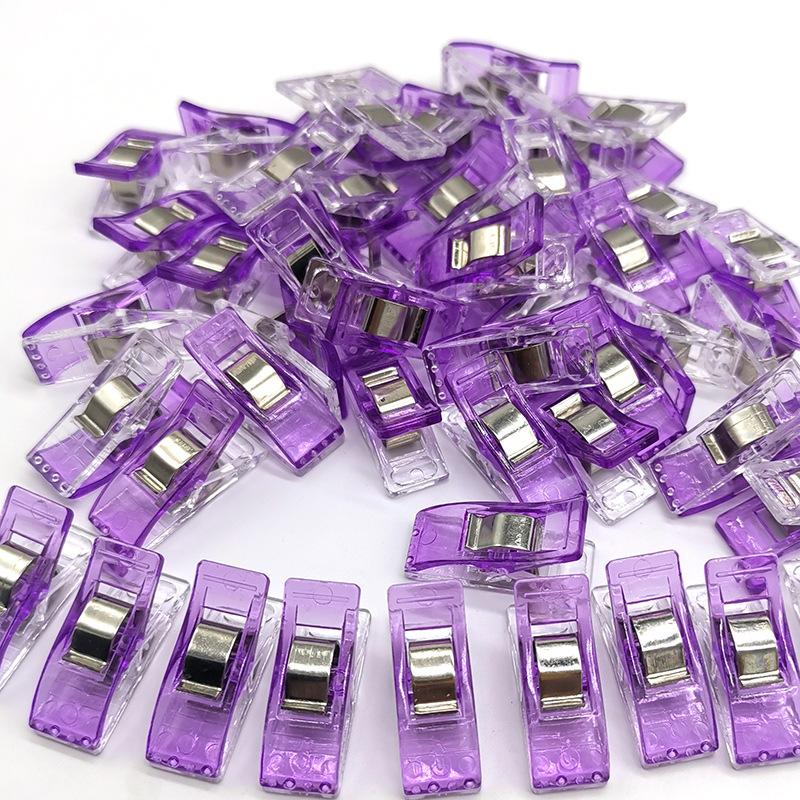 10-50Pcs Sewing Clips Multipurpose Plastic Craft Quilting Binding Clips Crocheting Knitting Safety Clamps DIY Sewing Accessories