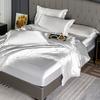 Summer double-sided ice silk mattress four-piece set silky smooth and cool silk three-piece set bed sheet quilt cover light luxury bedding cool