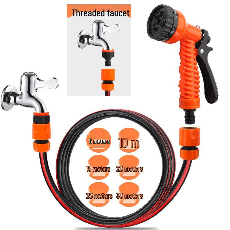 High-Pressure Watering Hose & Spray Gun Set for Car Washing, Gardening & Landscaping