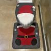Toilet Seat Cover Rug Bathroom Mat Christmas Xmas Decoration Set Santa Toilet Seat Cover Rug Toilet Tank Cover Xmas Home Decor