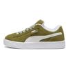 Puma  Suede XL Soft Olive Green Women Sneakers White 396381-01