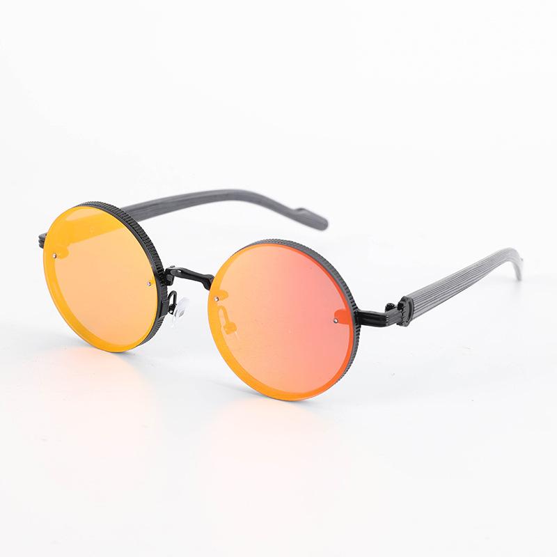 Retro Metal Round Frame Sunglasses Luxury Brand Men Women Fishing Cycling Driving Sun Glasses Outdoor UV400 Goggles