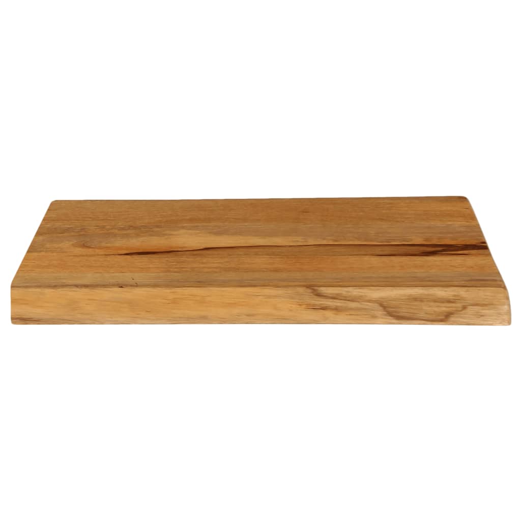 Blat Stołu, 50X40X3,8 Cm, Naturalna Krawędź, Lite Drewno Mango