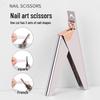 U-Shaped Stainless Steel Nail Clippers for False Nails & French Manicures