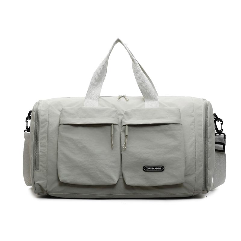 

Мужская и женская дорожная сумка большой вместимости для сухого и влажного хранения, спортивная сумка для спортзала, сумки для обуви, багажная сумка серый