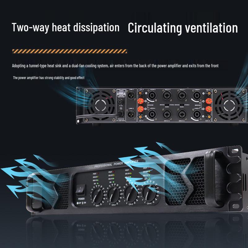 Digital Intelli-Power Amplifier: 1000W Professional High-Power Audio Amplifier