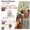 Glowluxe Blue Green Gradient Zircon Chain Bracelet 925 Sterling Silver Delicate Station Design Gold-Tone Jewelry