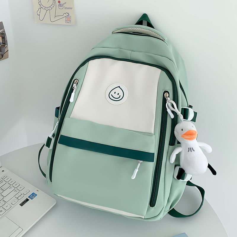 Middle School Students College Students Water Drops Junior High School Girls Primary School Students Contrasted Backpacks